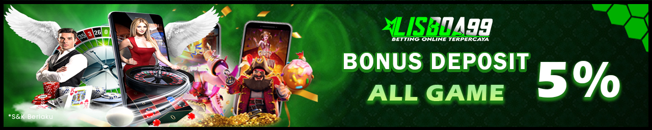 BONUS DEPOSIT HARIAN 5%